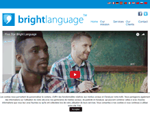 Tablet Screenshot of brightlanguages.com